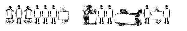 Picture Squares font preview